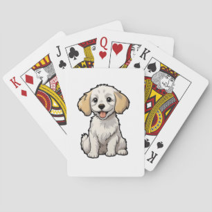Jeu De Cartes Illustration pour chien de dessin