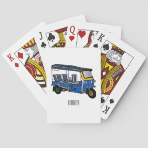 Jeu De Cartes Illustration Tuk tuk