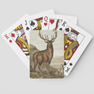 Jeu De Cartes Illustration vintage Buck
