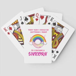 Jeu De Cartes Ils disaient que je pouvais être n'importe quoi je