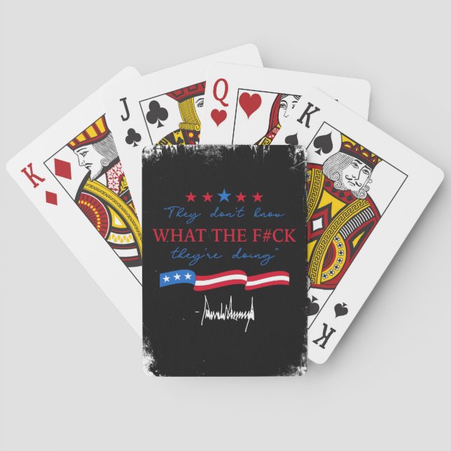Jeu De Cartes Ils ne savent pas ce qu'ils font Citation drôle (dos)
