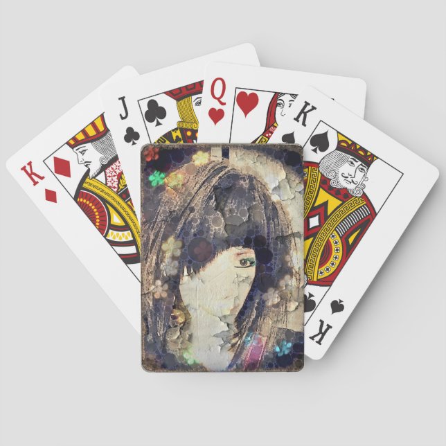 Jeu De Cartes I'm with Wig Floral Playing Cards (dos)