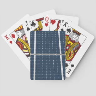 Jeu De Cartes Image amusante d'un panneau solaire