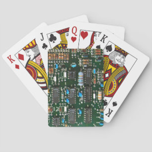 Jeu De Cartes Image de carte de circuit imprimé d'électronique i