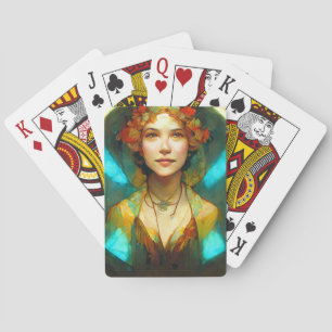 Jeu De Cartes Imaginaire Art Nouveau Lumière