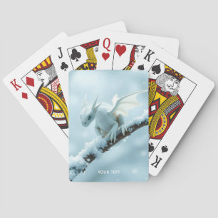 Jeu De Cartes Imaginaire Bébé blanc mignon Dragon