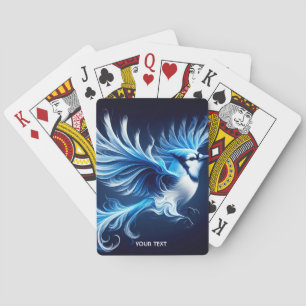 Jeu De Cartes Imaginaire Bleu mignon Flying Bird
