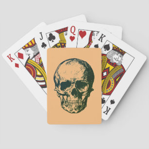 Jeu De Cartes Imaginaire crâne Art Rock Punk Métal lourd