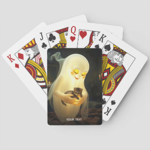 Jeu De Cartes Imaginaire Cute Fantôme Kitten Bougies