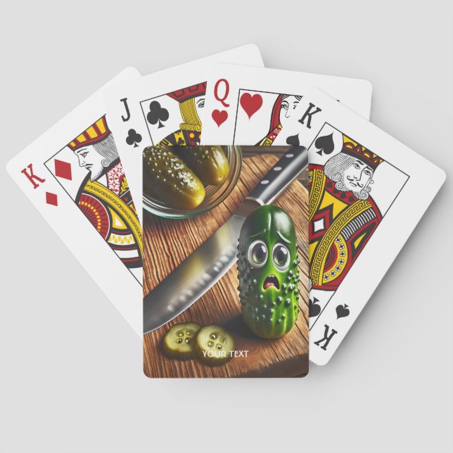 Jeu De Cartes Imaginaire Cute Pickles Board Jar (dos)