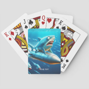 Jeu De Cartes Imaginaire Cute Requin Torpedo Mer