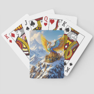 Jeu De Cartes Imaginaire Cute Steampunk Mountains Phoenix