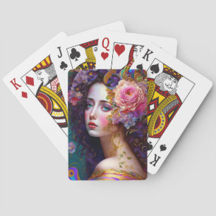 Jeu De Cartes Imaginaire Glam Femme Pop Art Jouer des cartes