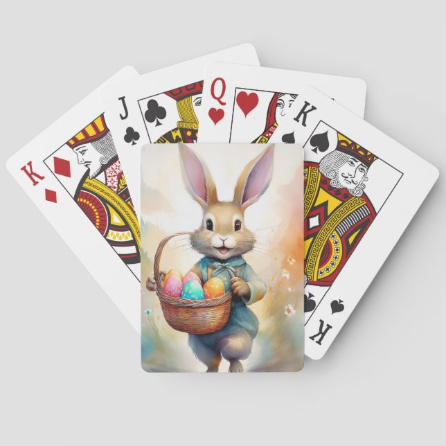Jeu De Cartes Imaginaire Lapin de Pâques Jouer des cartes (dos)
