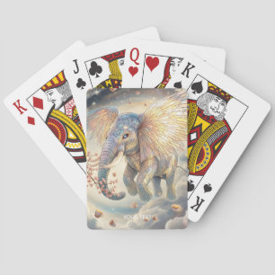 Jeu De Cartes Imaginaire mignon éléphant volant Sakura