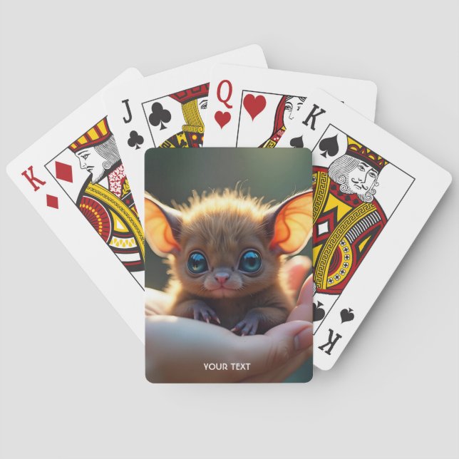 Jeu De Cartes Imaginaire Mignonne petite main de chauve-souris (dos)