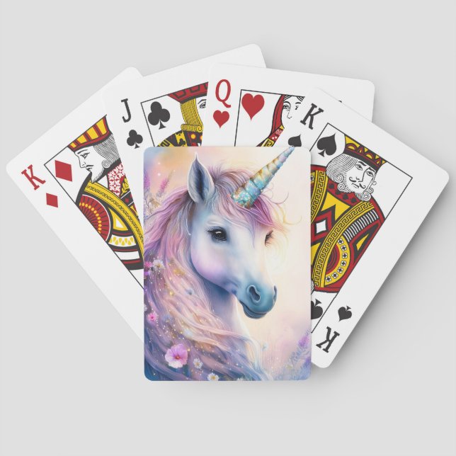 Jeu De Cartes Imaginaire Unicorn Jouer des cartes (dos)