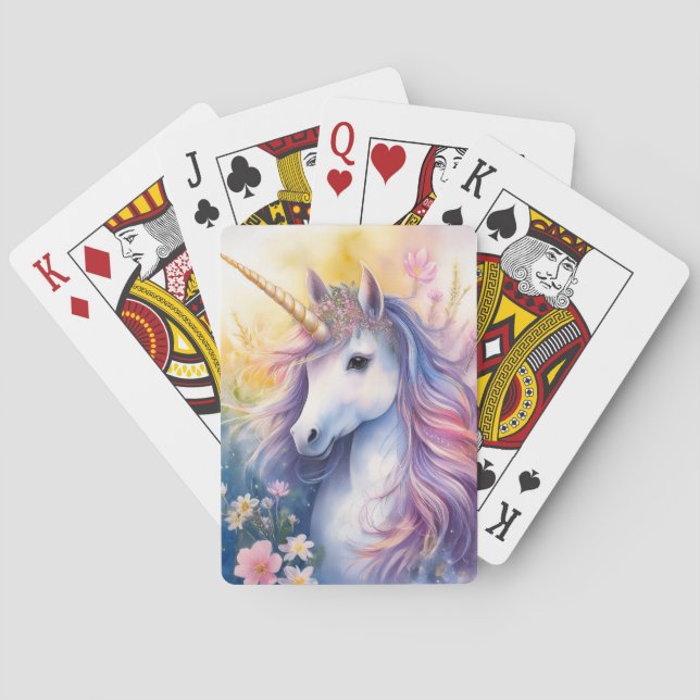 Jeu De Cartes Imaginaire Unicorn Jouer des cartes (dos)
