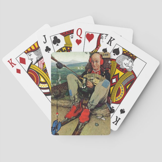 Jeu De Cartes Imbécile d'avril, 1945 (dos)