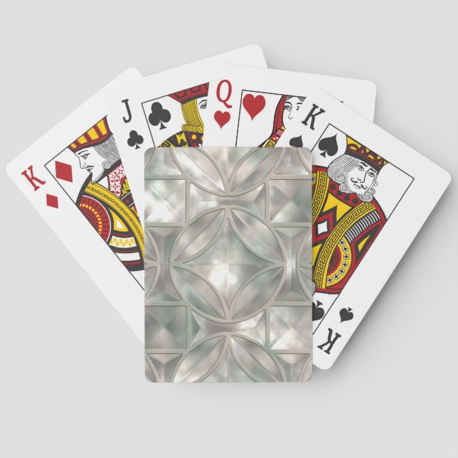 Jeu De Cartes Imitation nacrée (dos)