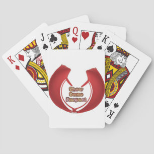 Jeu De Cartes Impression d'art Montre un peu de respect