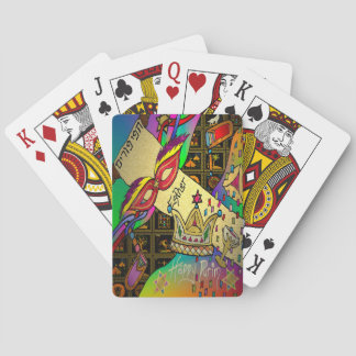 Jeu De Cartes Impression d'art sombre pour la célébration de Pou