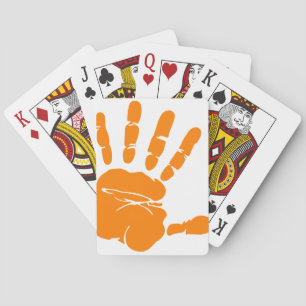 Jeu De Cartes Impression de la main
