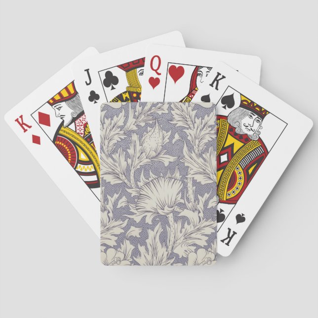 Jeu De Cartes Impression de papier peint Horn Poppy de William M (dos)