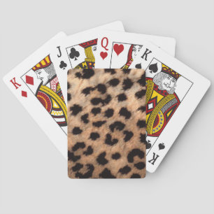 Jeu De Cartes Imprimé animal léopard guépard Féminin Moderne Ten