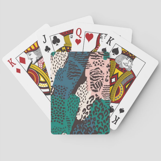 Jeu De Cartes Imprimé animalier (dos)