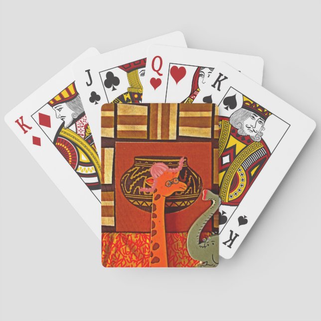 Jeu De Cartes Imprimer Casquette Giraffe (dos)
