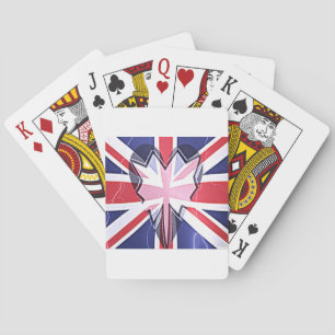 Jeu De Cartes Imprimer "I Love UK"