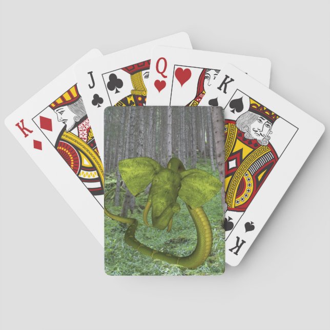 Jeu De Cartes Incroyable éléphant Python (dos)