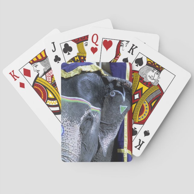 Jeu De Cartes Inde, Rajasthan, Jaipur. Fort d'Amber. (dos)