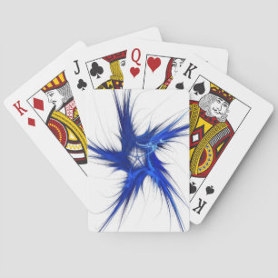 Jeu De Cartes Index standard Cartes de lecture Abstrait bleu/bla