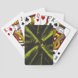 Jeu De Cartes Index standard Cartes de lecture Abstrait Jaune/No