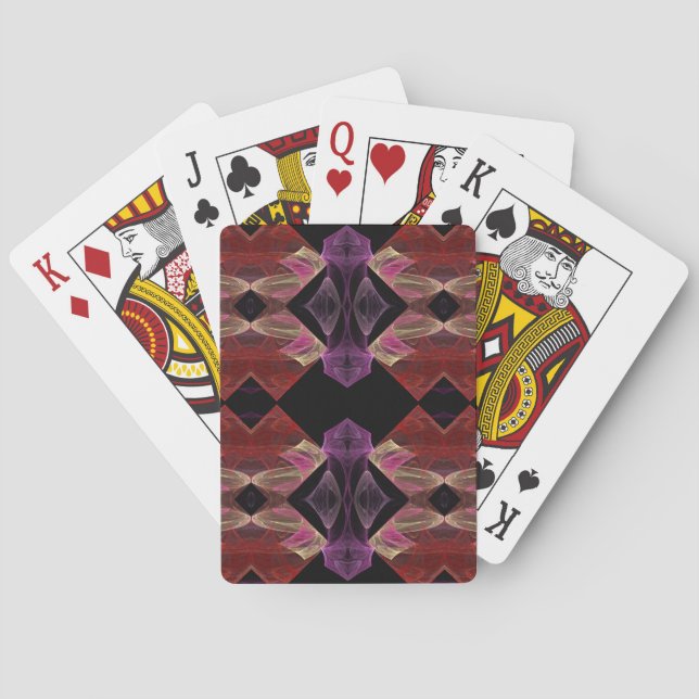 Jeu De Cartes Index standard Lecture de Crds Conception Fractale (dos)