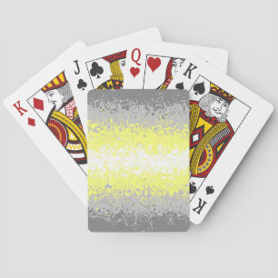 Jeu De Cartes Indicateur Abstrait de la Fierté Demigender