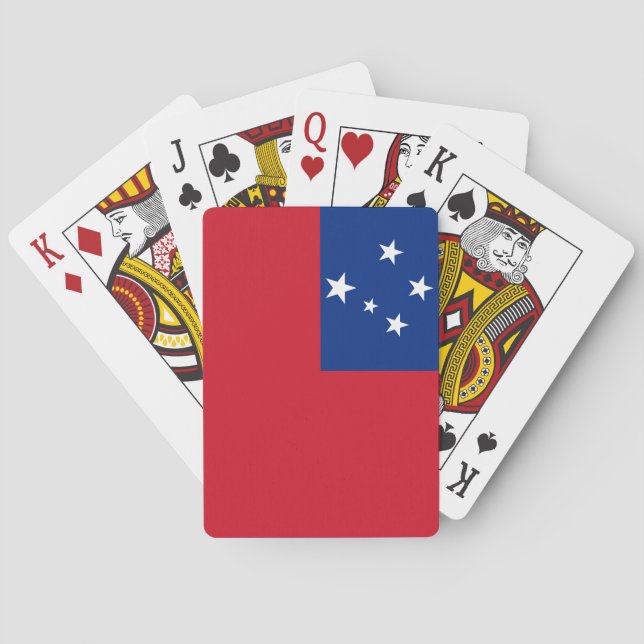 Jeu De Cartes Indicateur Samoa (dos)