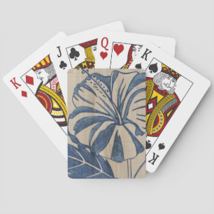 Jeu De Cartes Indigo Hibiscus