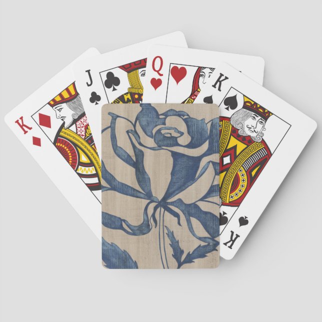 Jeu De Cartes Indigo Rose (dos)