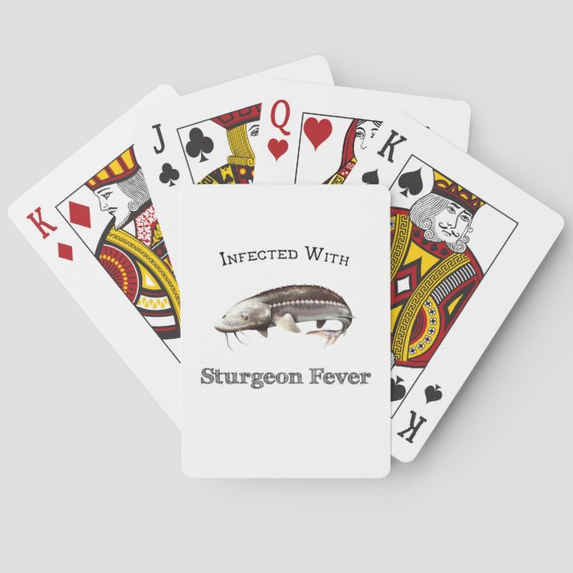 Jeu De Cartes Infecté Par La Fièvre D'Esturgeon (dos)