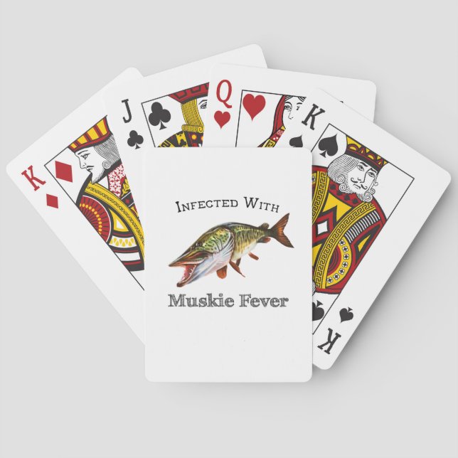 Jeu De Cartes Infecté par la fièvre du maskinongé (dos)