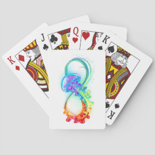 Jeu De Cartes Infinité avec la méduse arc-en-ciel