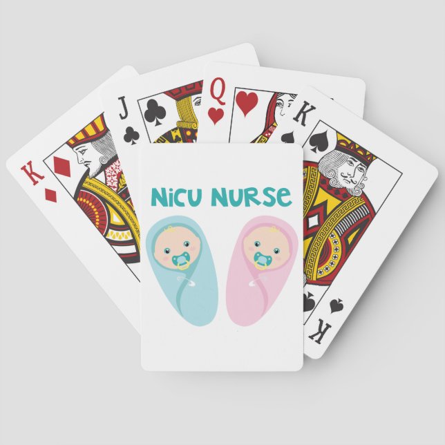 Jeu De Cartes Infirmière de NICU (dos)