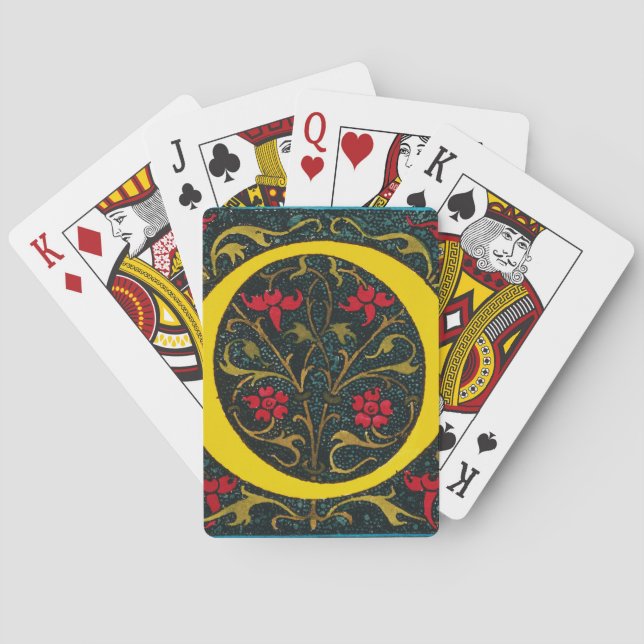 JEU DE CARTES INITIAL O, 1520. (dos)