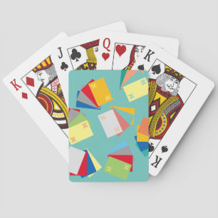 Jeu De Cartes initiales originales et personnalisées, colorées
