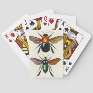 Jeu De Cartes Insecte vintage illustrée