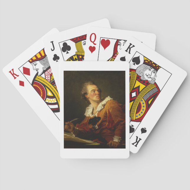Jeu De Cartes Inspiration (huile sur toile) (dos)