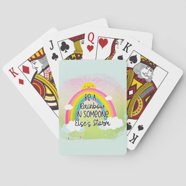 Jeu De Cartes Inspirationnel mignon et coloré (dos)